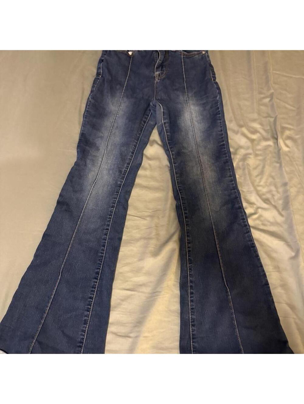 Song Women's Navy and Blue Jeans